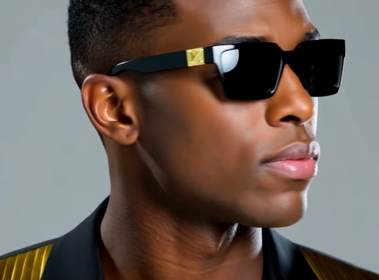 Large Square CHOLO Sunglasses Super Dark Style GANGSTER Style Black Kim Shades