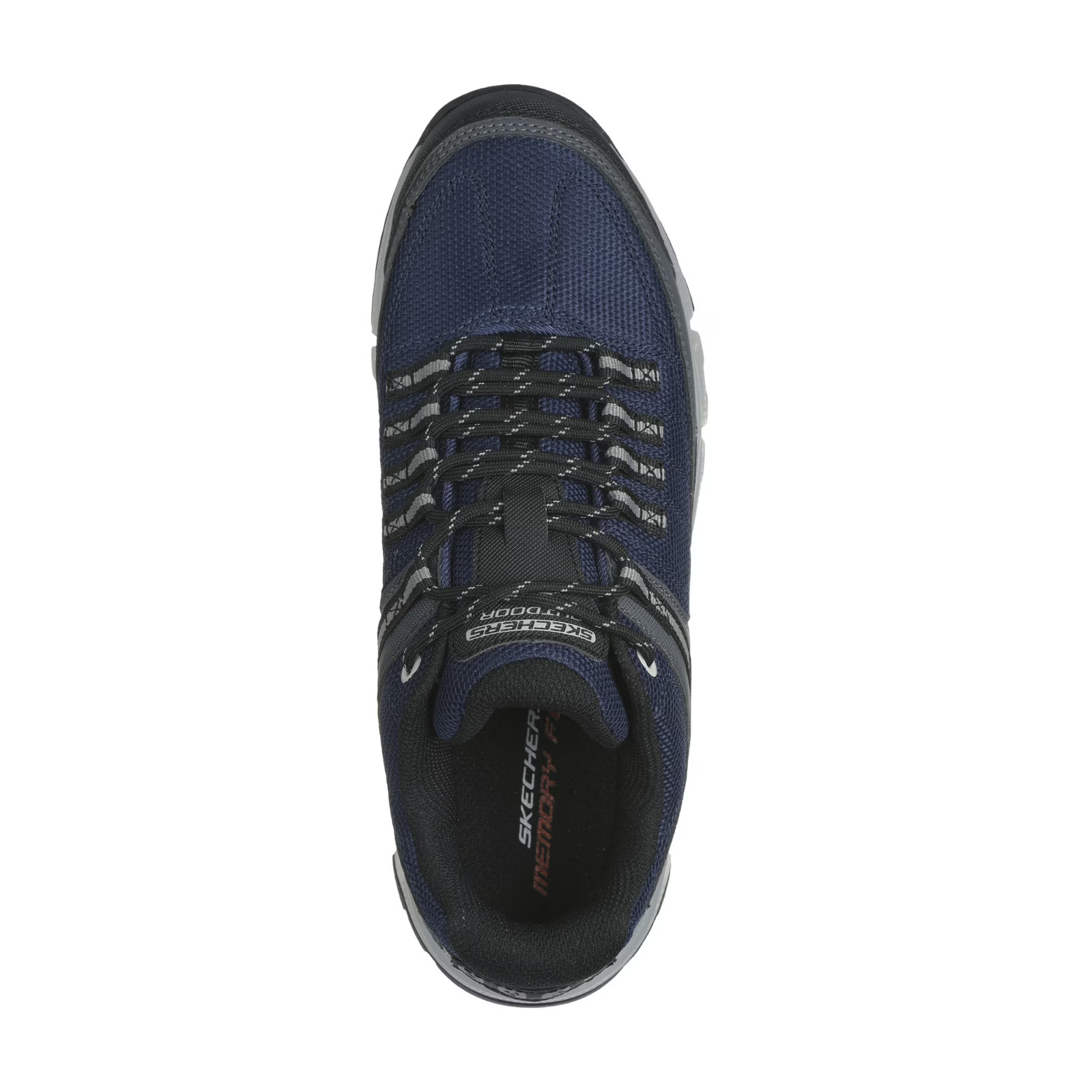 Skechers Men’s Memory Foam Summits AT Upper Draft Outdoor Lace-Up Gray/NavyG NWB