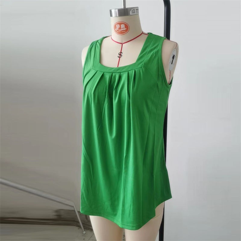 Plus Size Womens Casual Cami Vest Tops Ladies Summer Sleeveless Loose Tee Shirts