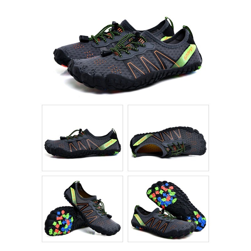 Unisex Water Shoes Rubber Quick Dry Non-slip Barefoot Beach Hiking Sneakers Size