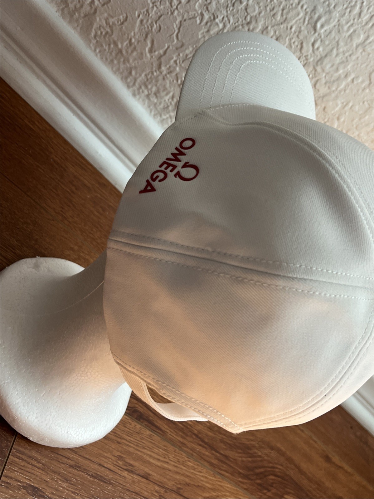 Omega (Watch) White Adjustable Hat From Authorized Dealer New ** Read