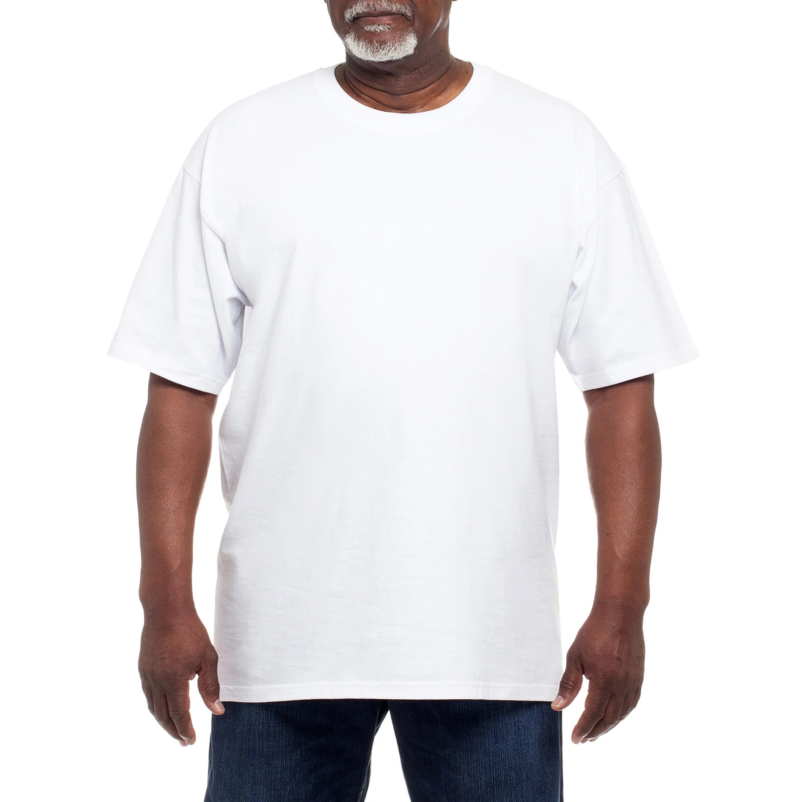 Kirkland Signature Men’s Heavyweight Crew Tee, 6-pack 100% Cotton Tagless
