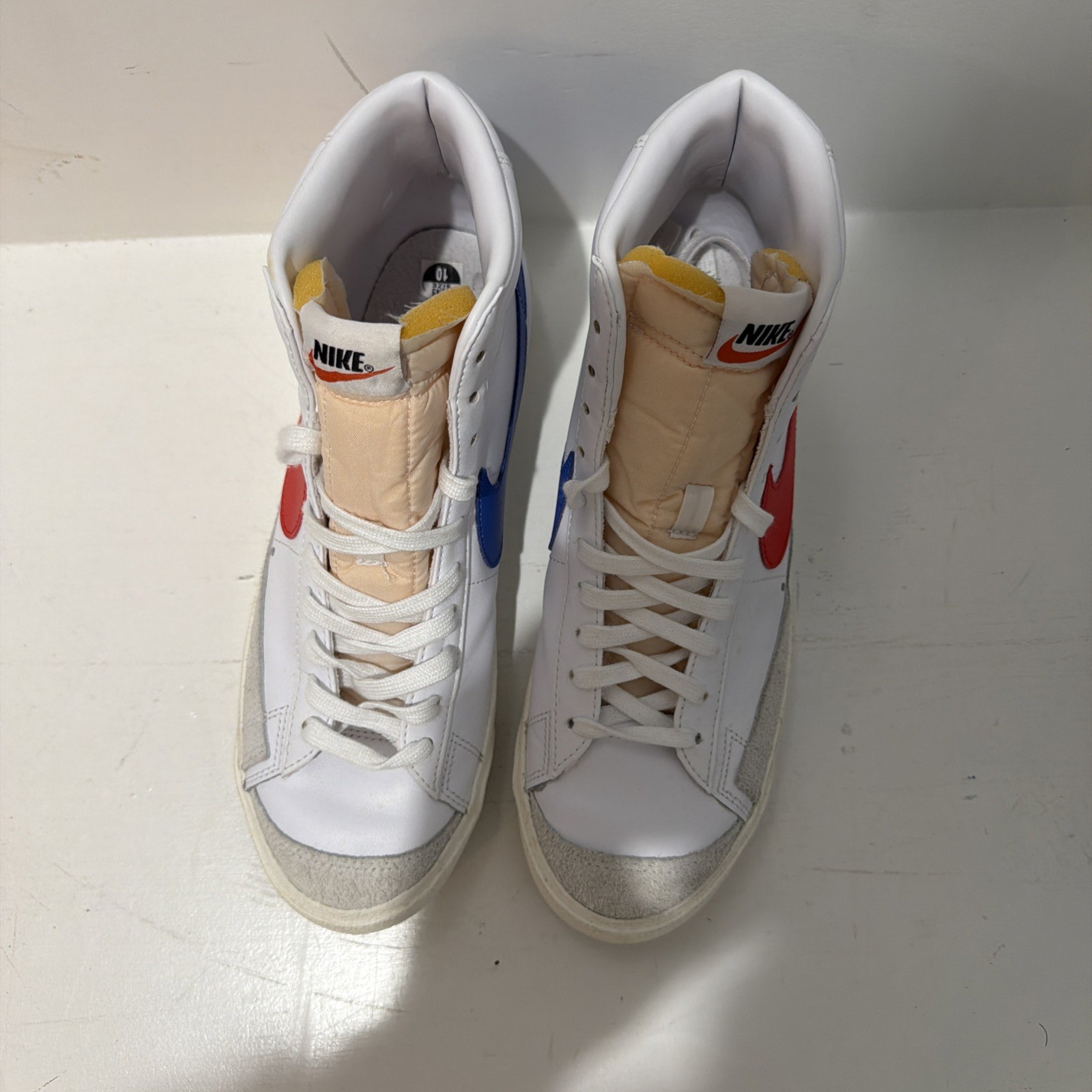 Nike Blazer Mid 77 Vintage Size 10 Red And Blue