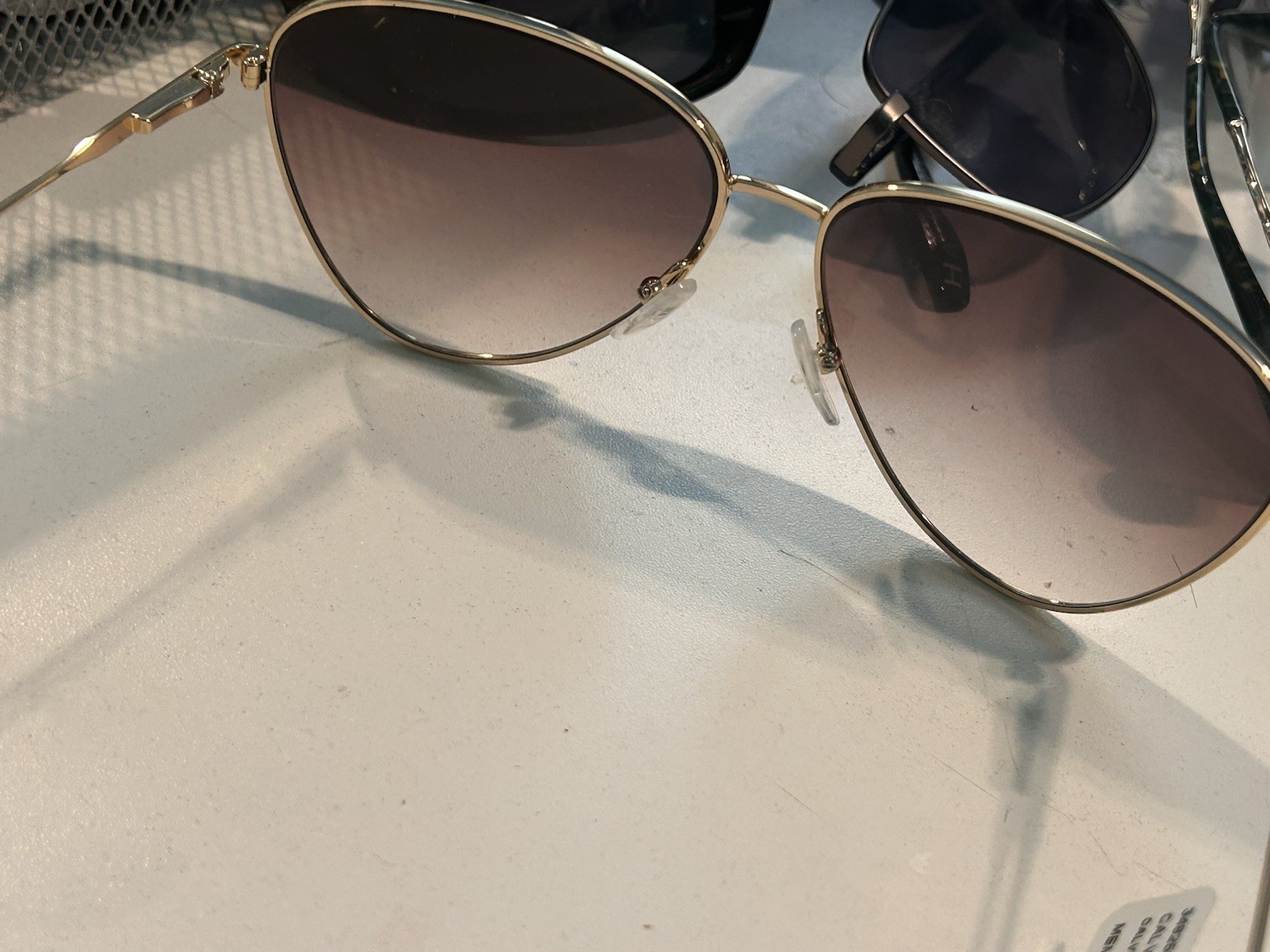Calvin Klein Brown Pink Gradient Cat Eye Ladies Sunglasses CK19103SG 717 58