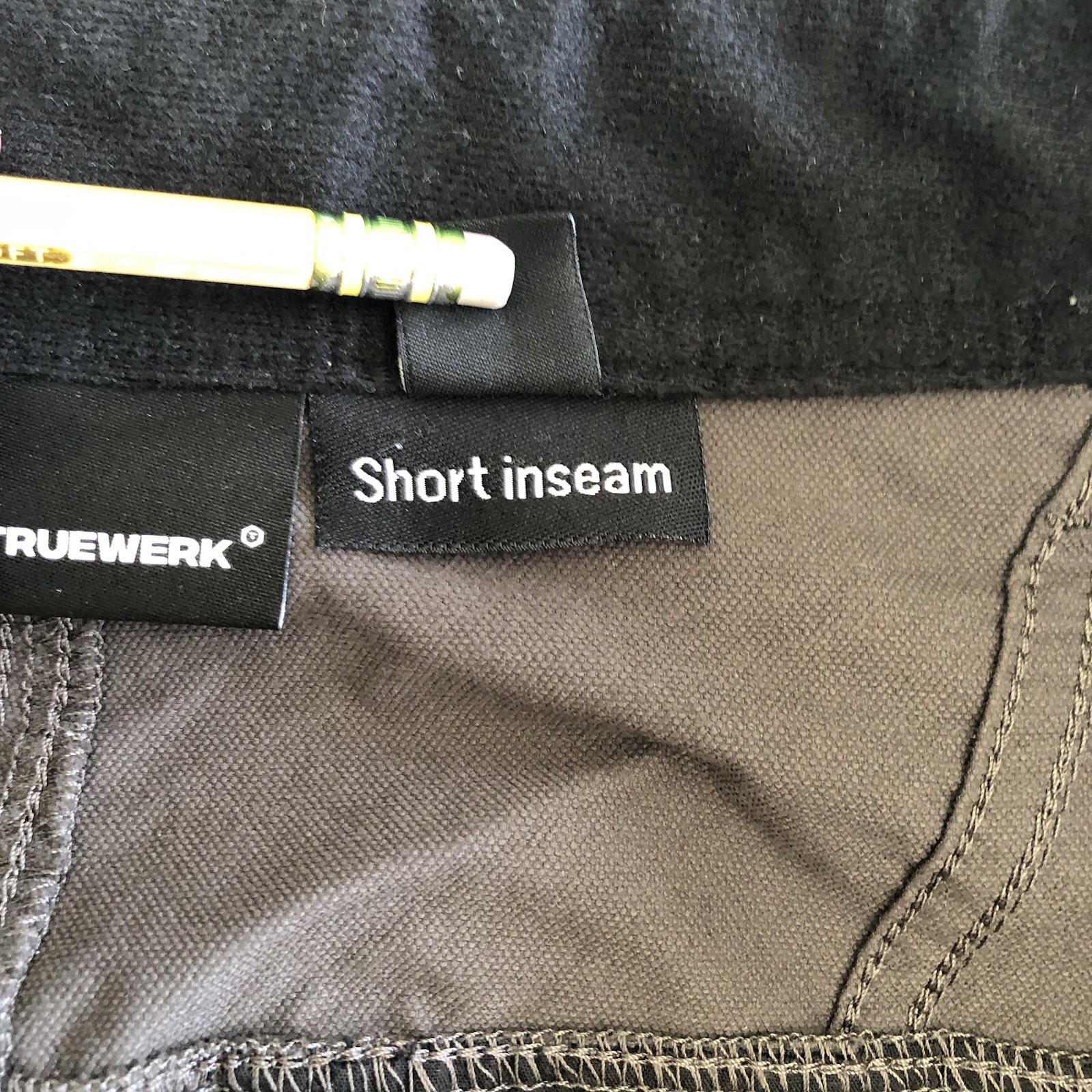 TRUEWERK T1 Werkshorts Mens Size 36 Gray Cargo Shorts Utility Work Outdoor