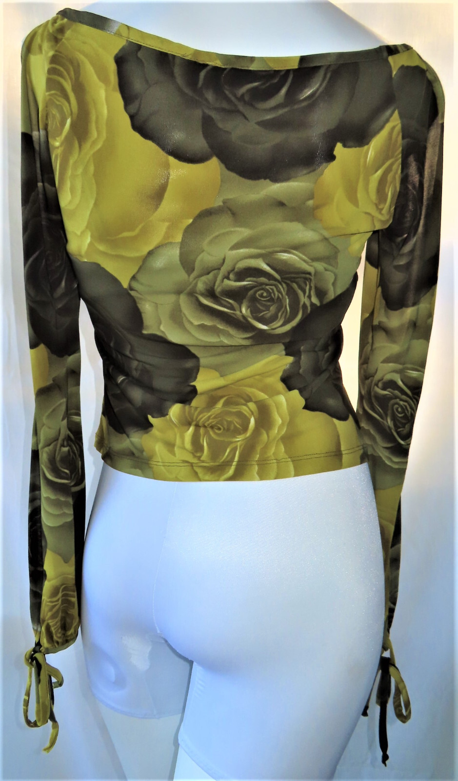 Koji Yohji 70s Vintage Women’s Open Sleeve, Tie String at Wrist Blouse Size M