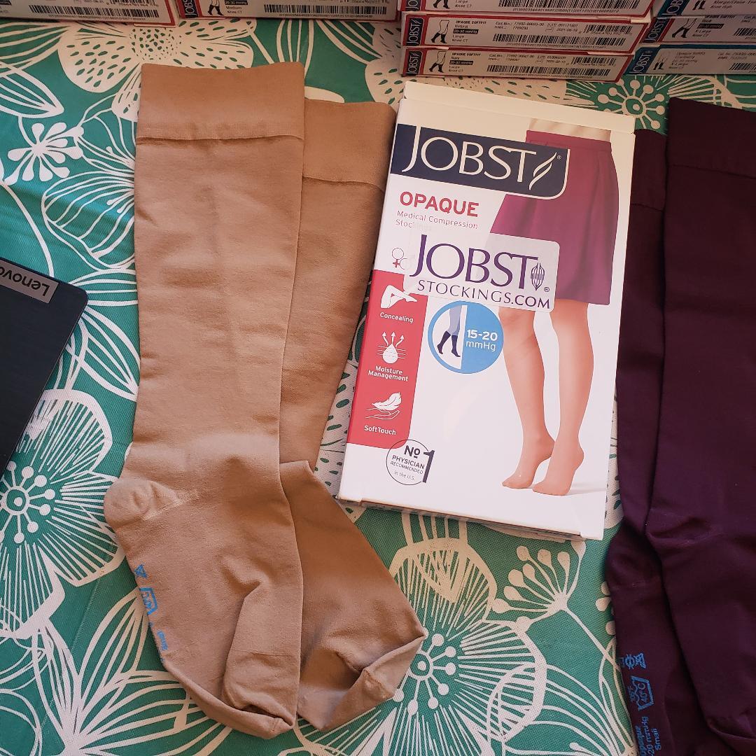 Jobst Opaque Soft Fit CT 15-20 20-30 30-40 Compression Knee Stockings Size Color