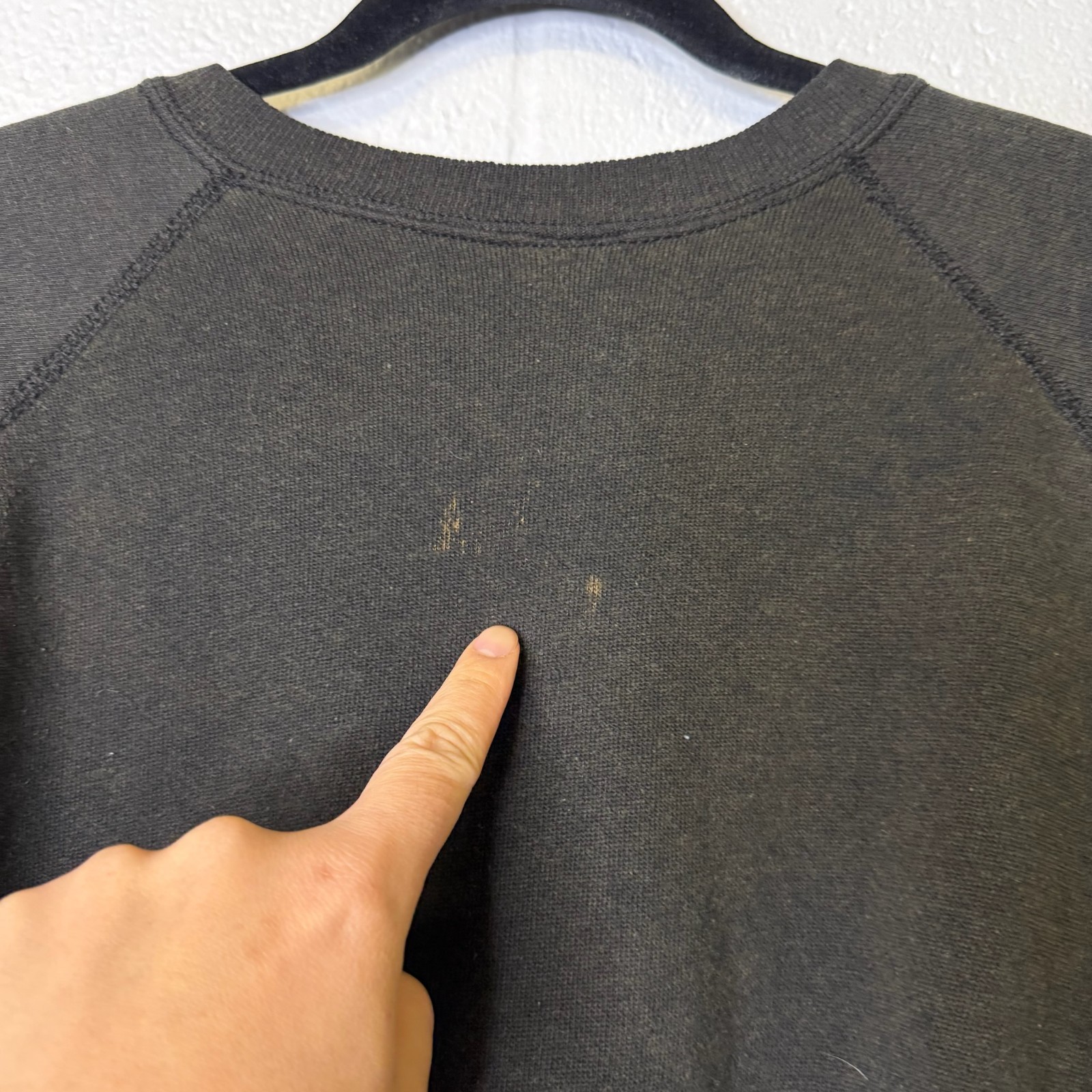 Vintage 1986 3D EMBLEM Crewneck Sweatshirt Eagle Biker Motorcycle Black 80s 90s