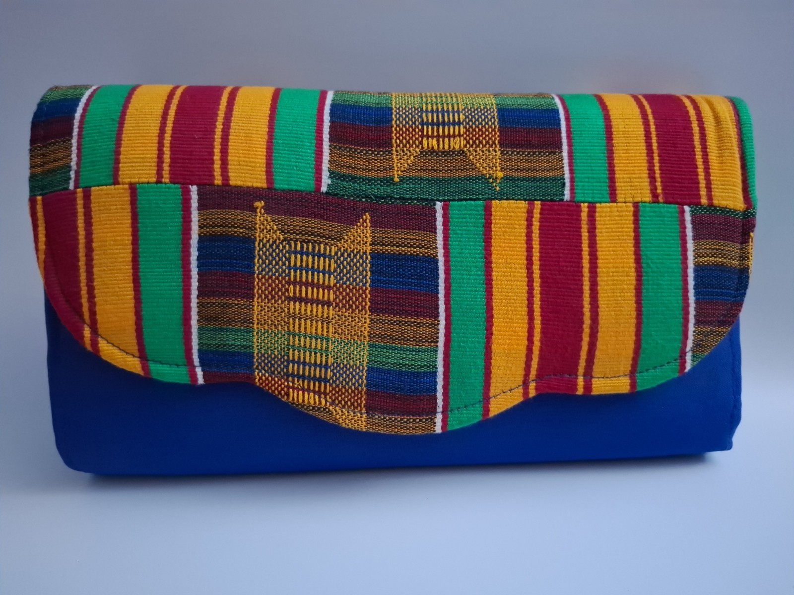 Kente Cloth Ladies Clutch Bag