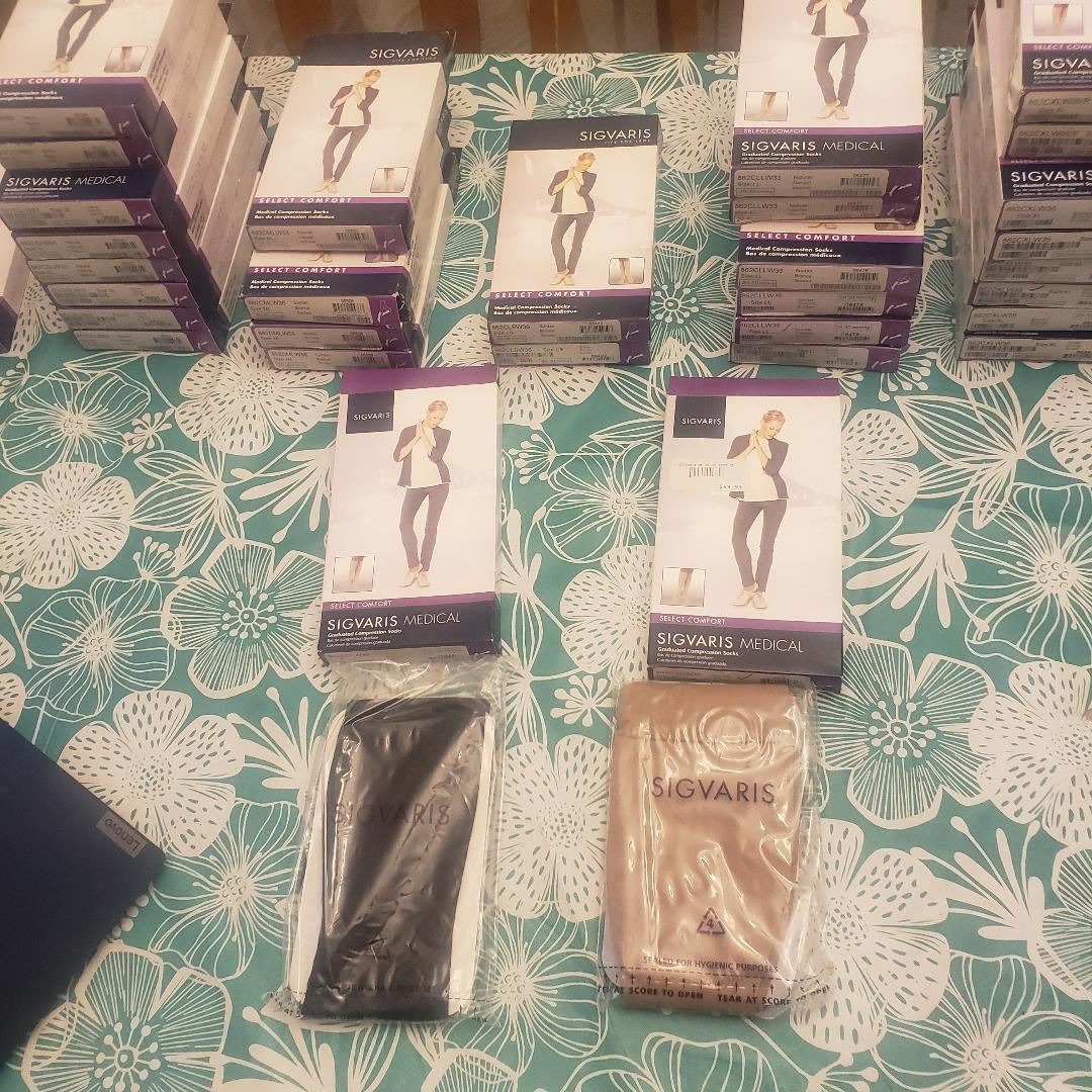 Sigvaris Opaque / Comfort 862C CT 20-30 Compression Knee Stockings Size & Color