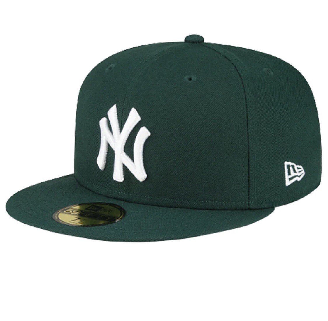 New York Yankees MLB New Era 59FIFTY Fitted Cap HAT 5950 DARK GREEN RETRO OG NEW