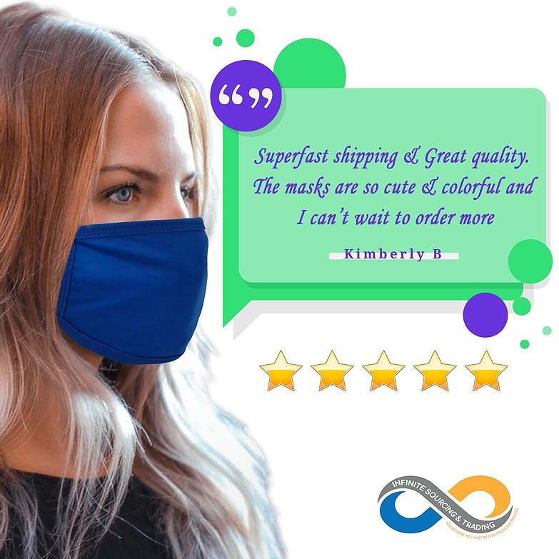 Cotton Face Mask, Reusable Fabric Mask, Blank Cloth Face Mask for Cricut & HTV