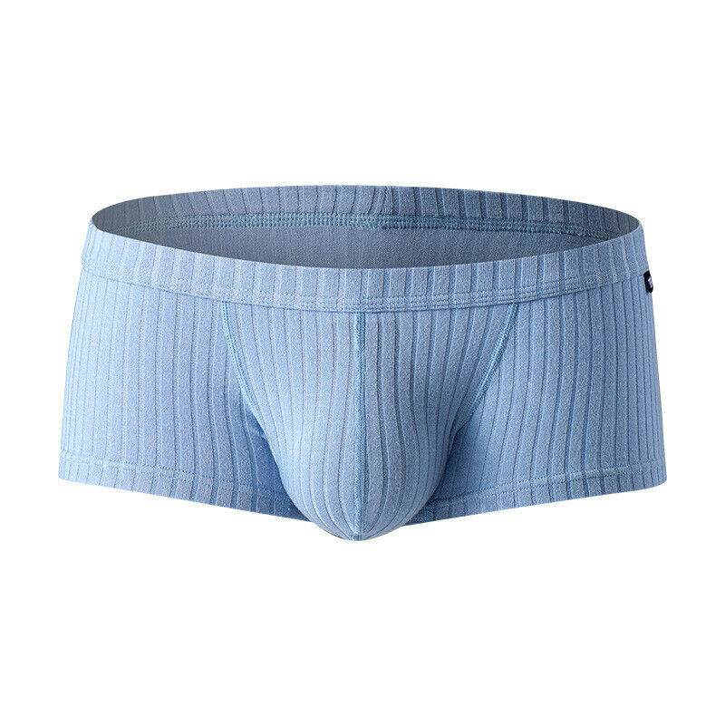 Men’s Sexy Underwear Low waist Briefs U Pouch Boxers Striped Shorts Underpants