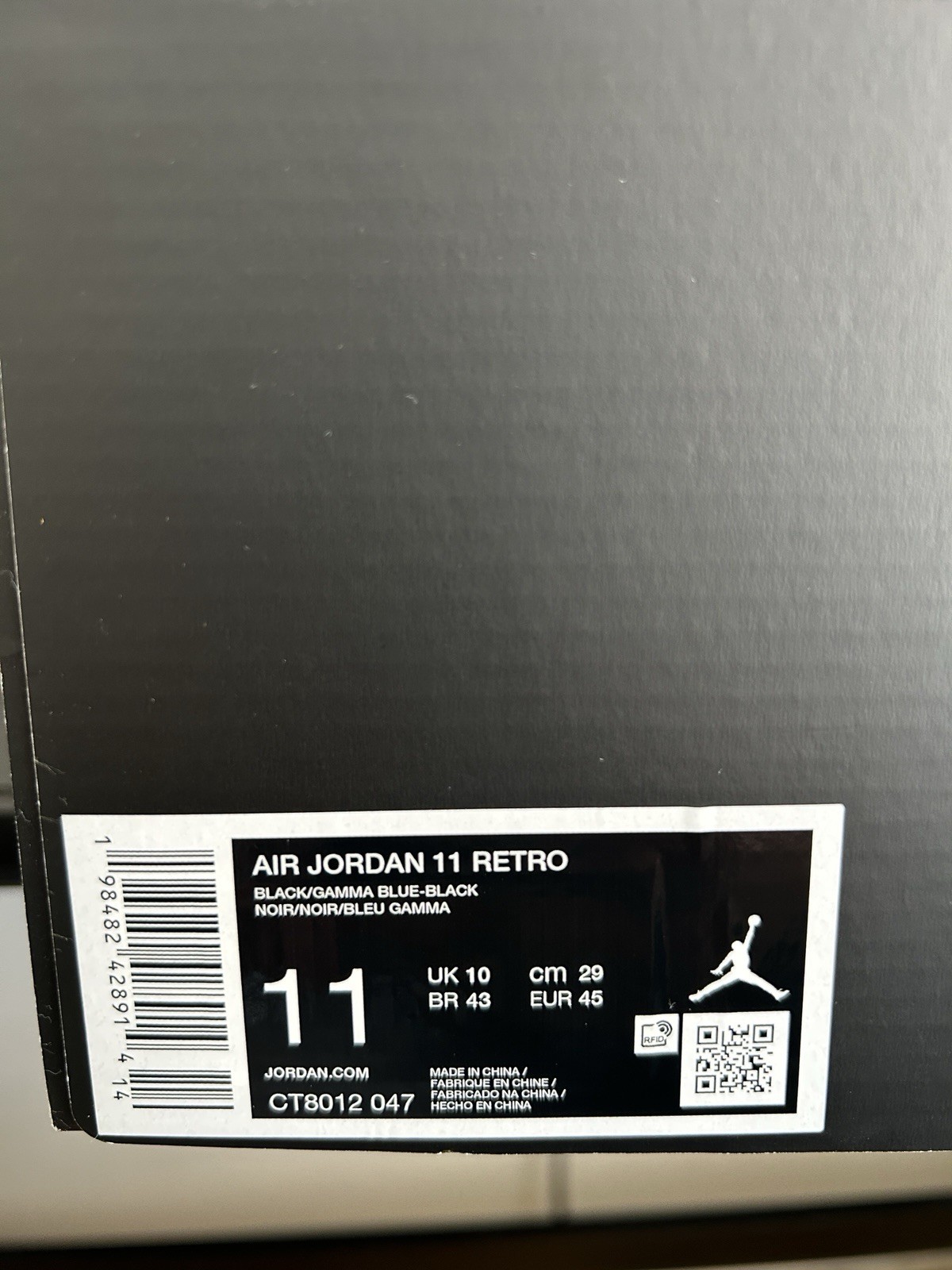 Jordan Air Jordan 11 Retro Gamma Blue Patent Leather Mid Top CT8012-047