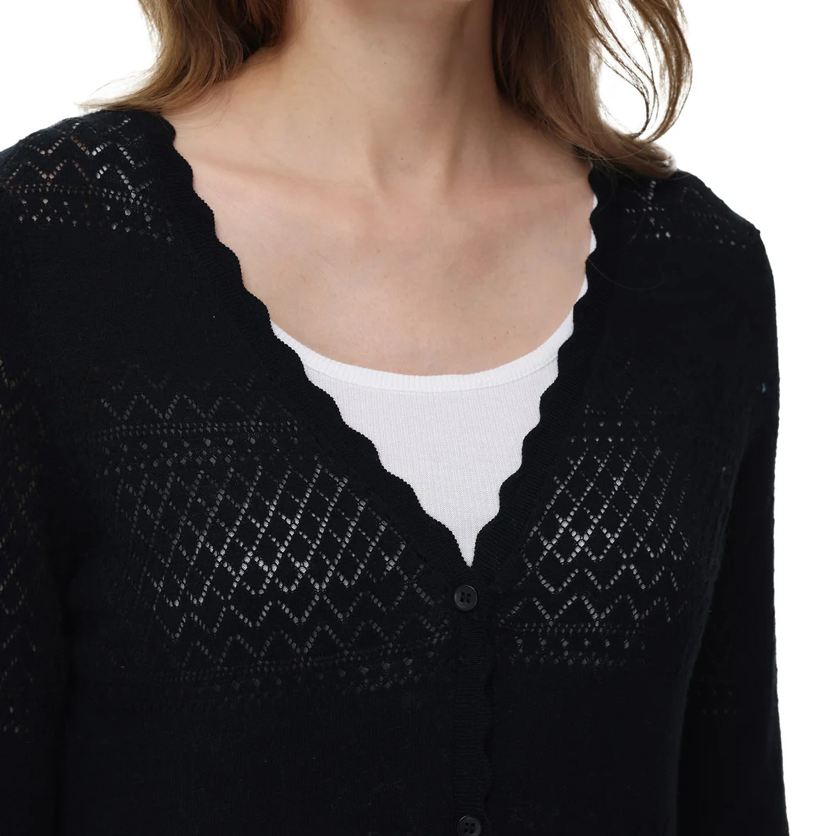 Frye Women’s Pointelle Cardigan