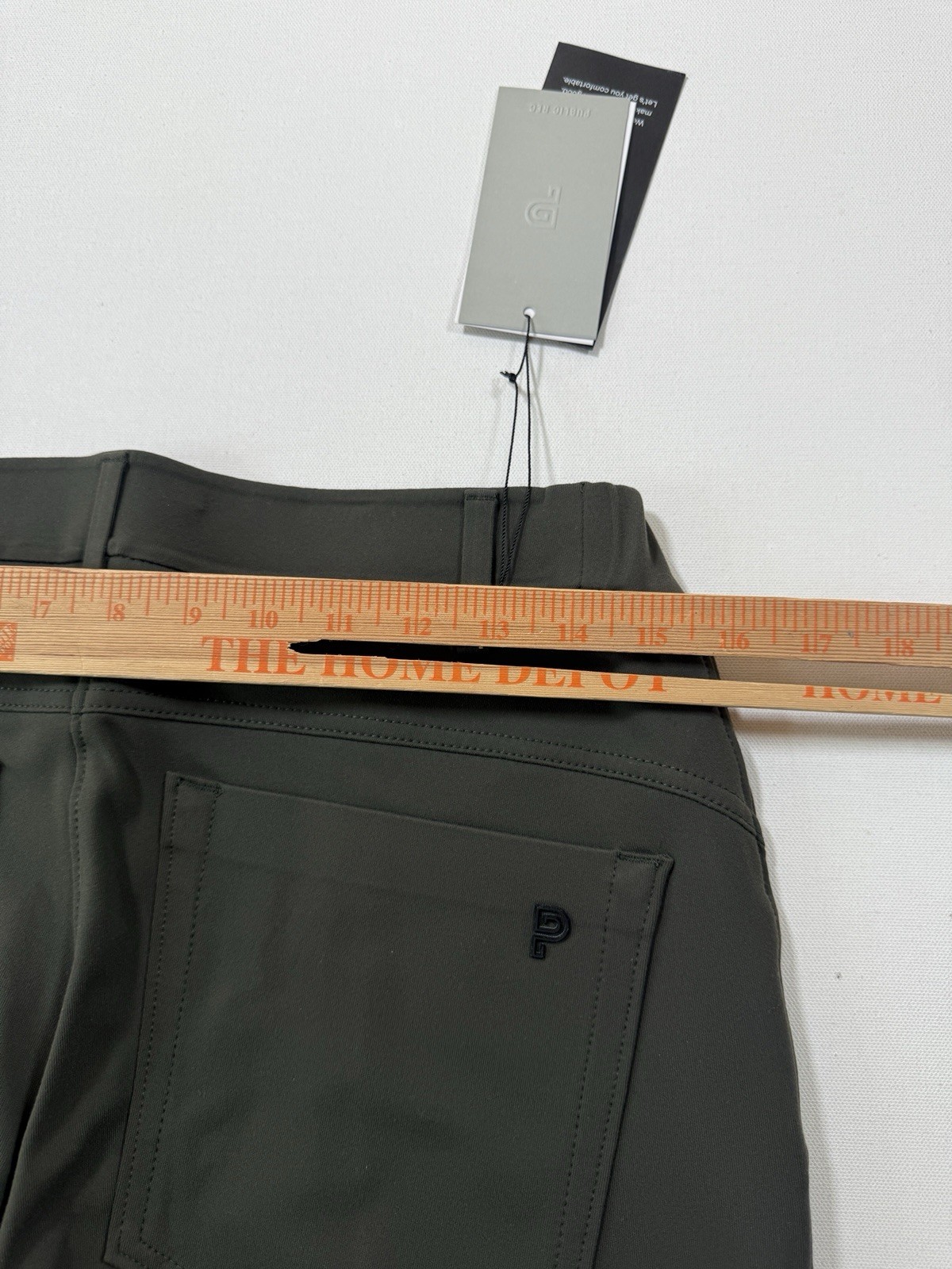Public Rec Pants Mens 30×28 Dark Olive All Day Every Day Stretch 5 Pocket NWT
