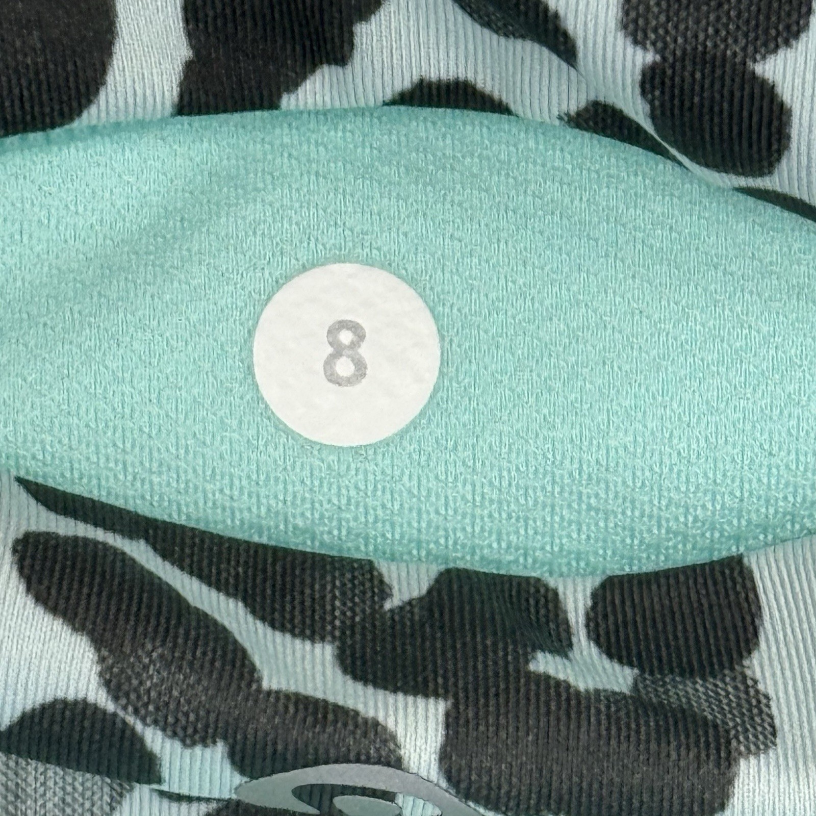 Lululemon Pleat to Street II Skirt 8 Tranquil Blue Ace Spot Leopard Tennis Skort