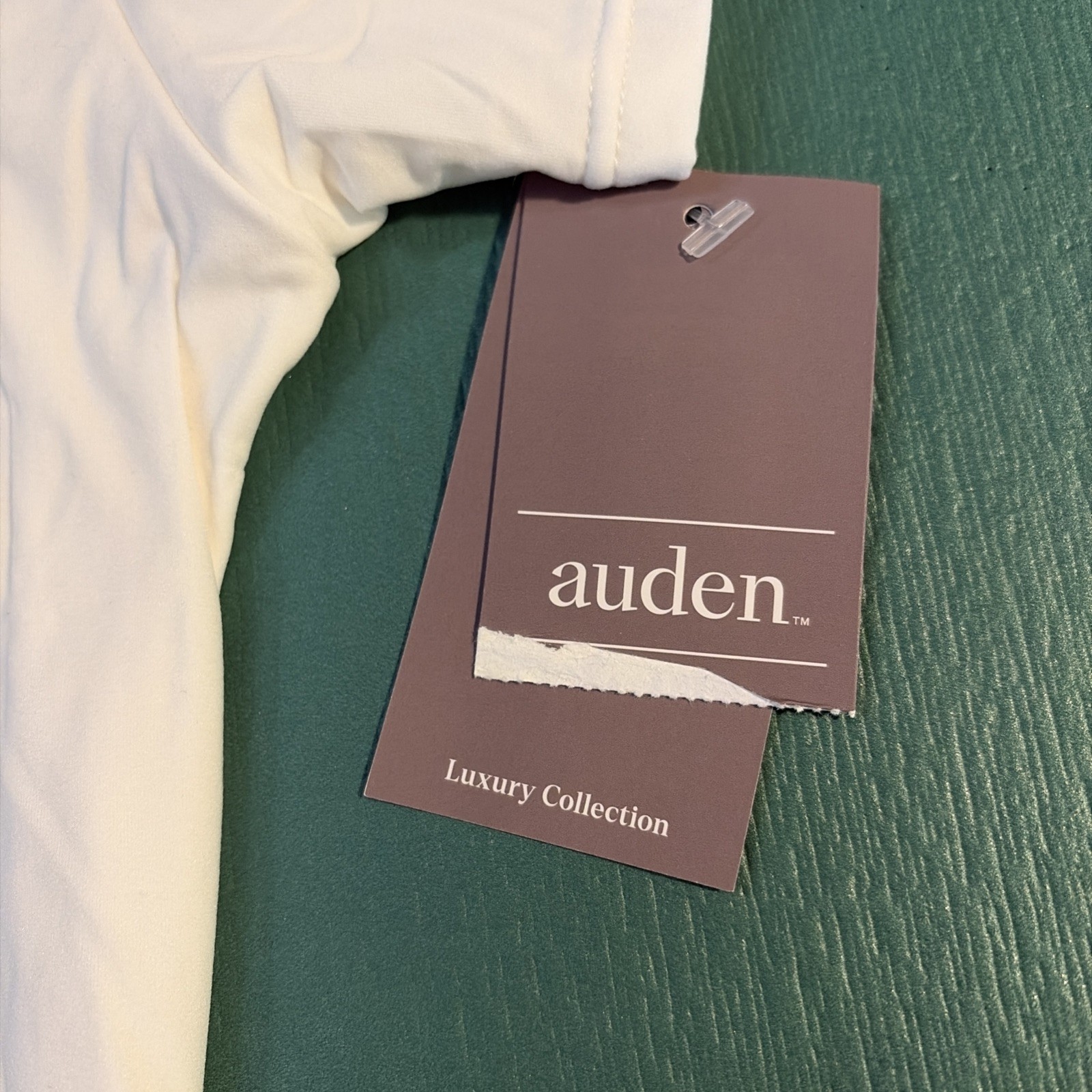 Auden Luxe Stretch Fully Lined Bodysuit in White – Medium