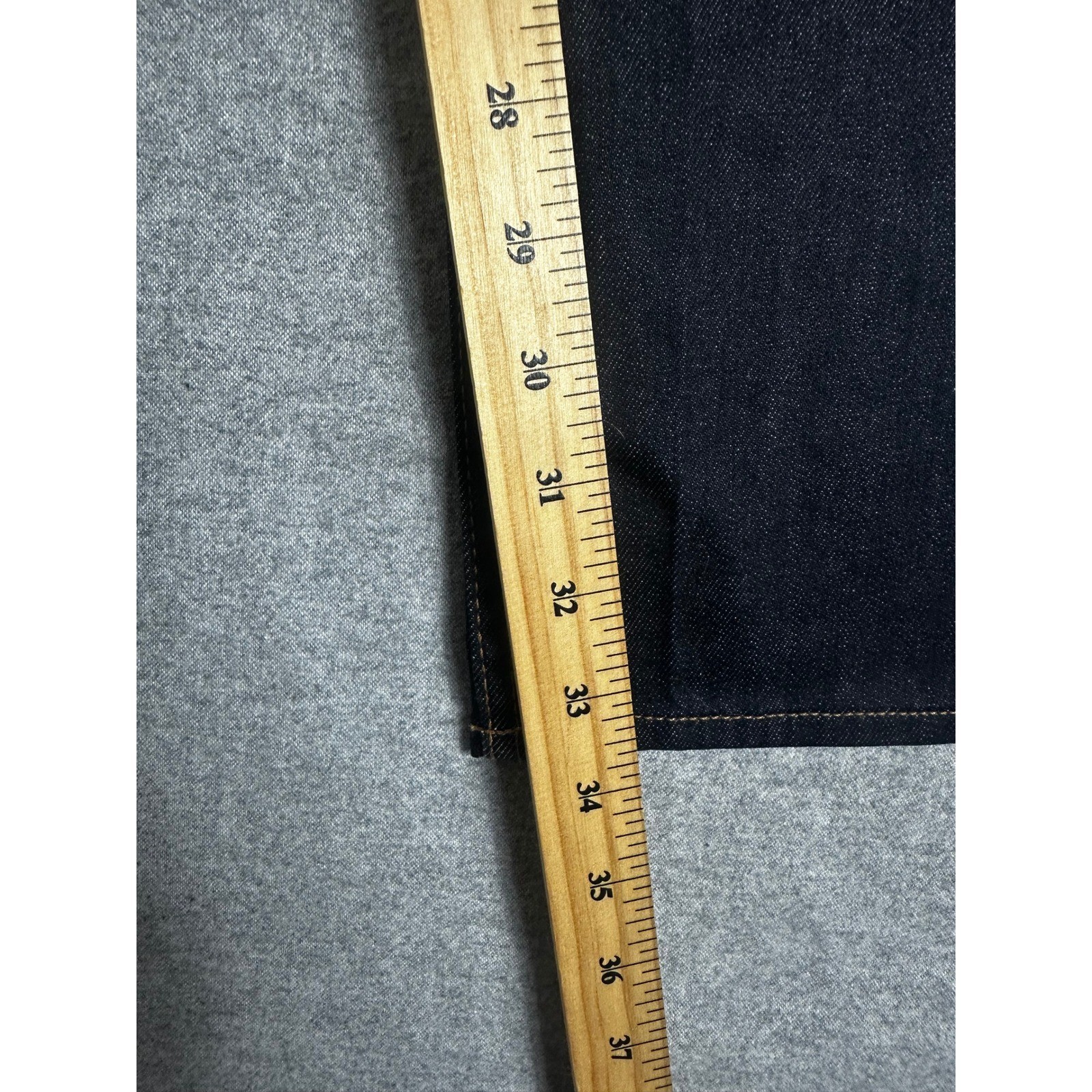 Hudson Byron Straight Jeans Mens 32×33 Indigo Dark Wash Denim M255DBG