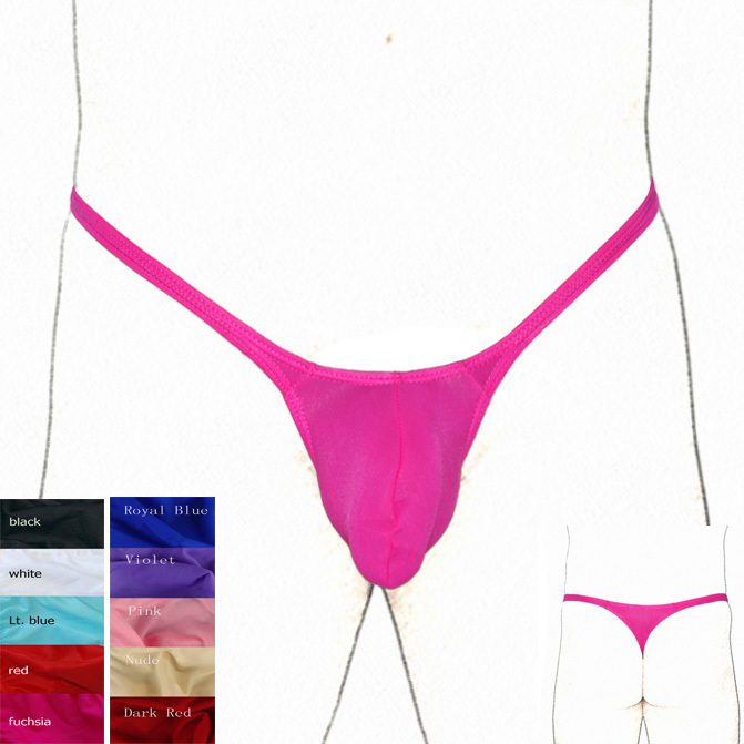 K4032 K403 String Thong Contoured Pouch Silky Soft Grape Smugglers Underwear