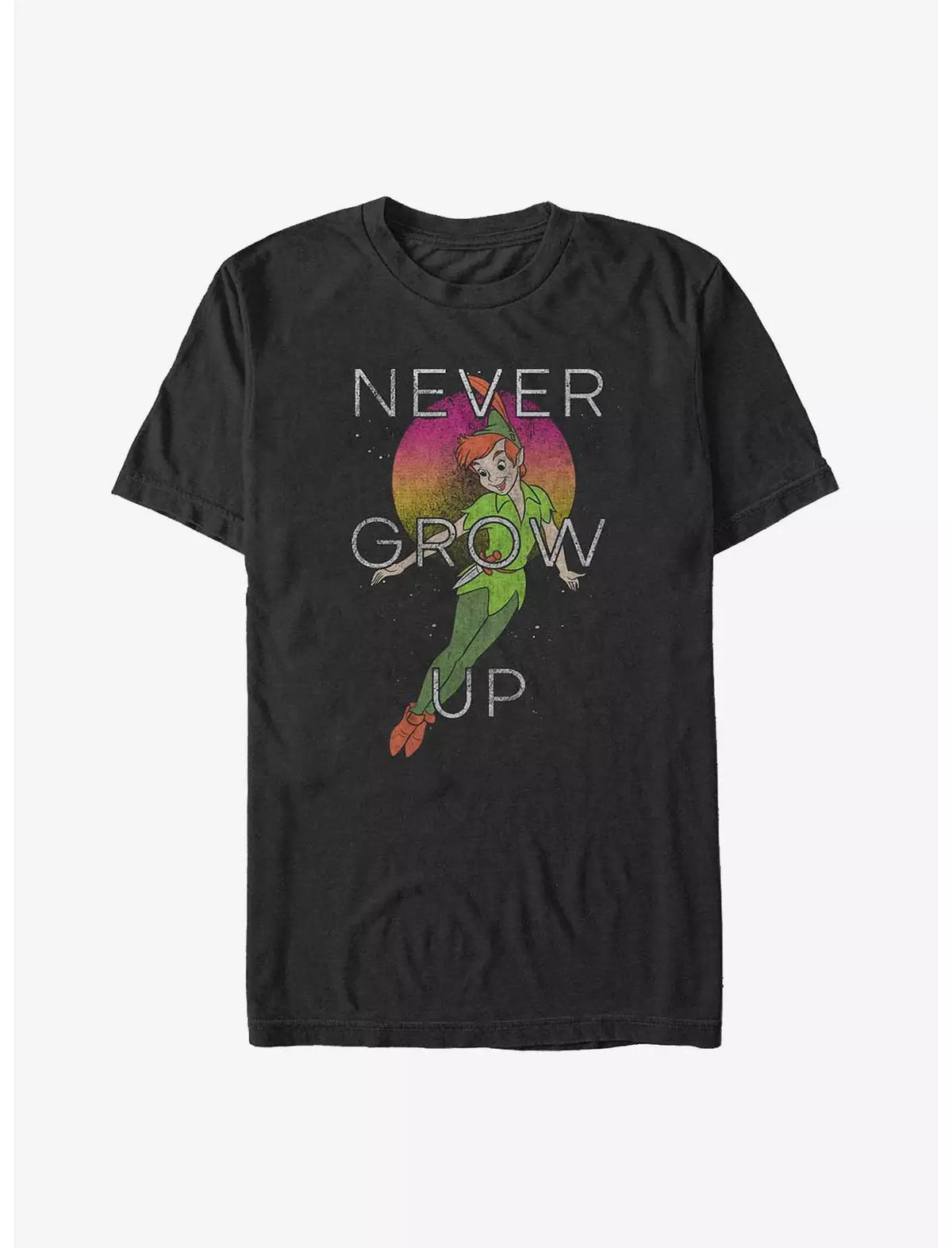 Disney Peter Pan Never Grow Up T-Shirt Size S – 5XL Gift For Friends