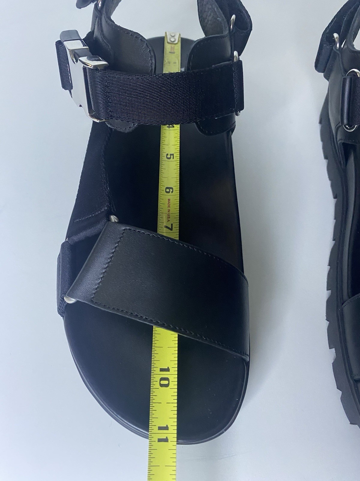 Men’s Size 9 US (8 UK) PRADA Montana Strap Sandals New In box Black