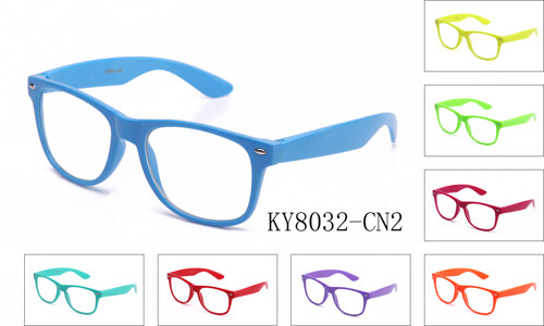 Clear Lens Glasses Fashion Designer Vintage Fun Retro Neon Colorful Party UV400