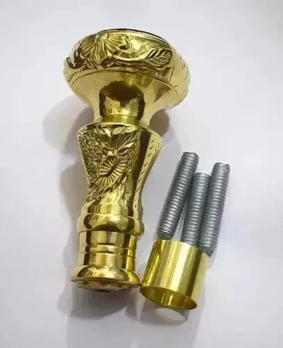 Victorian Style Designer Brass Clock Knob Head Handle for Handmade