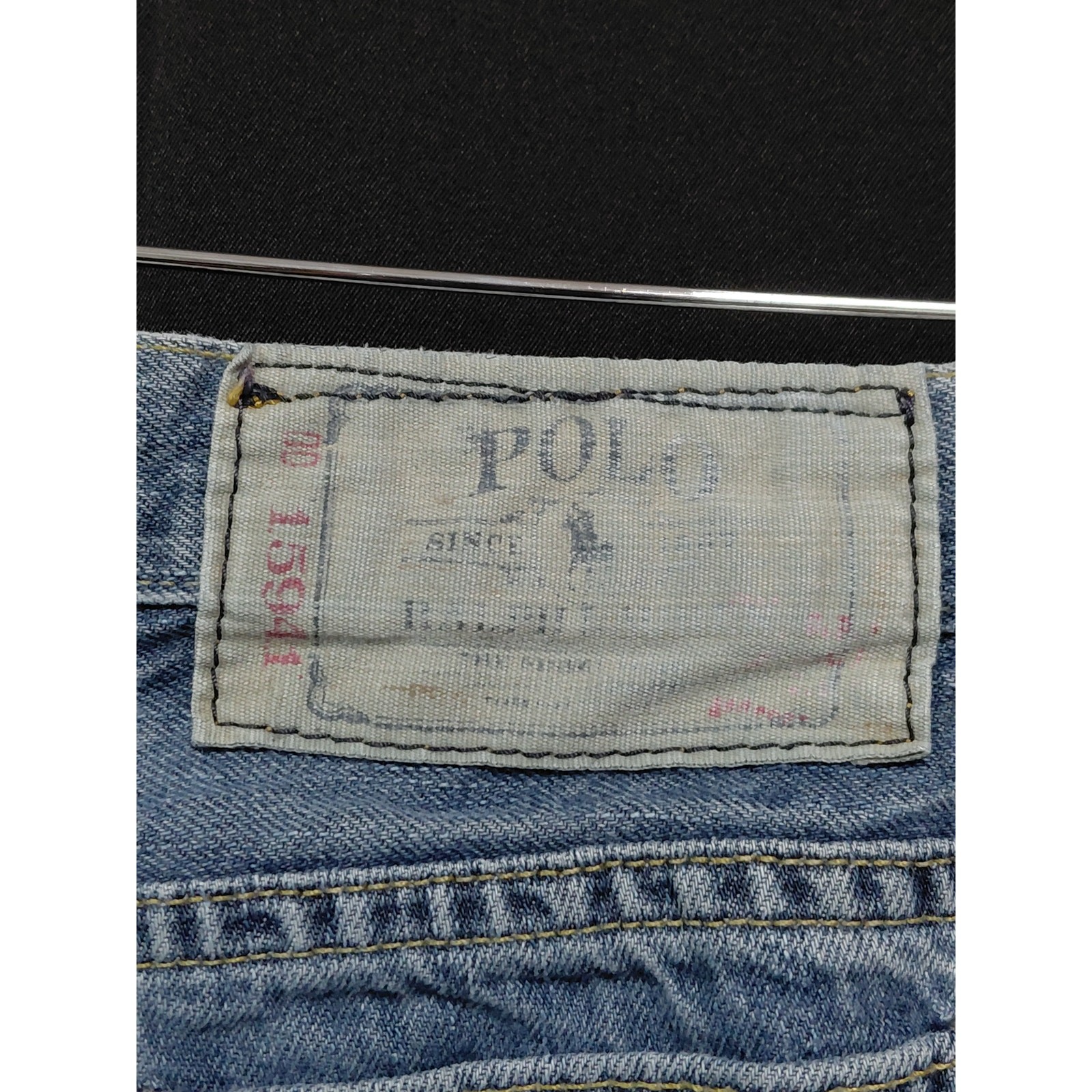 Polo Ralph Lauren Distressed Jeans Blue Mid (10-12 in) Regular Denim Size 14