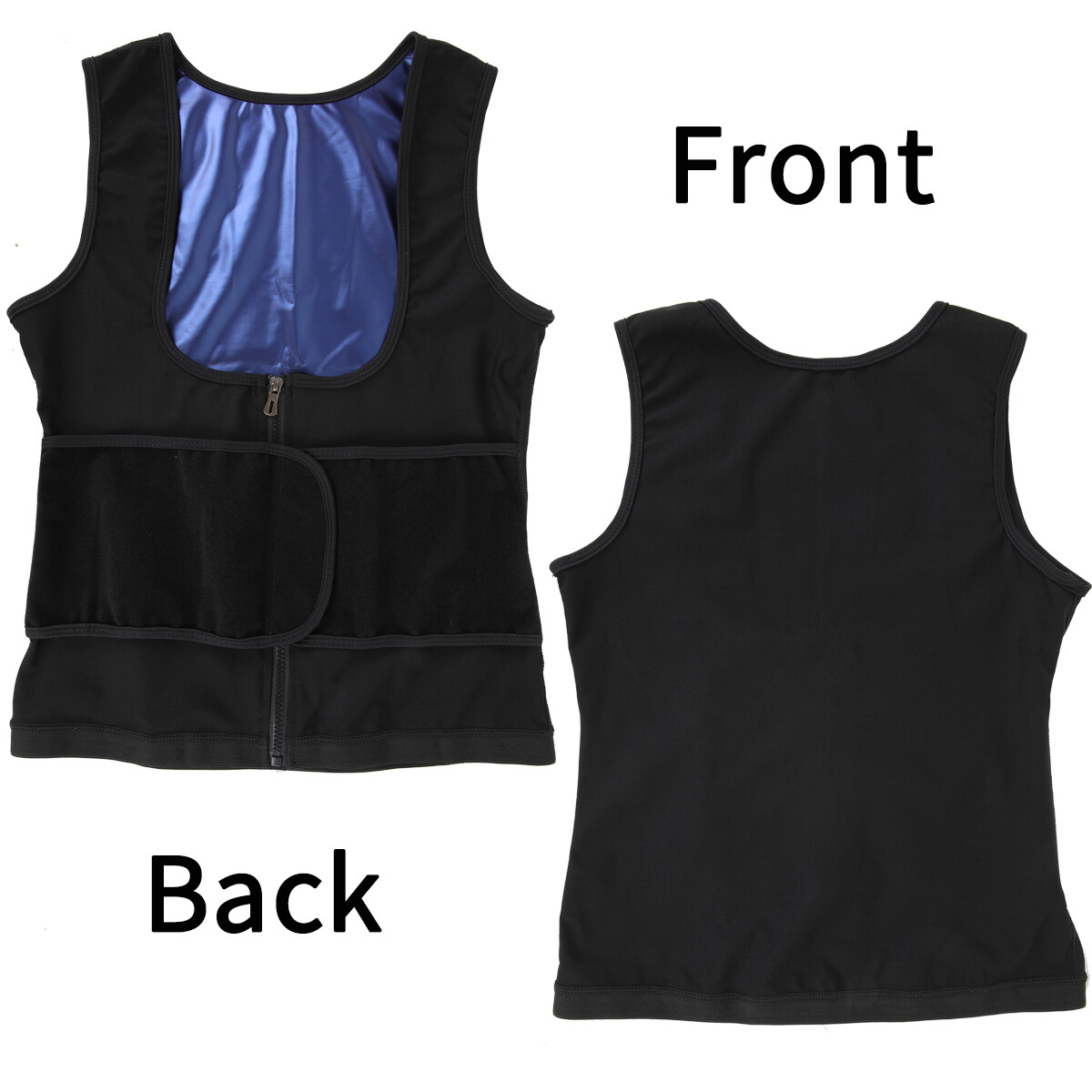 Fajas Reductoras Abdomen Para Mujeres Sudar Perder Peso Sauna Suit Tank Top Gym