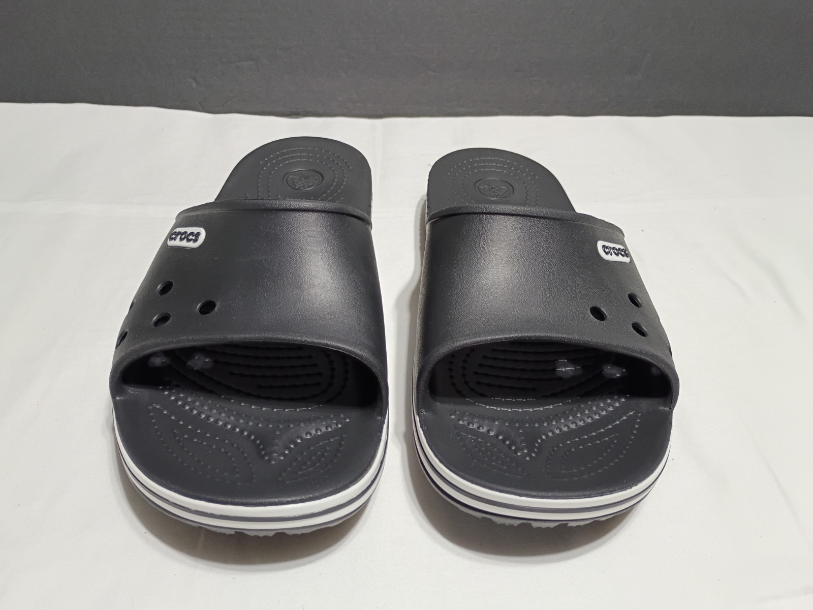 Size 10 Crocs Adult Bayaband Slide Sandals, new no Tags/Box, Women Size 12