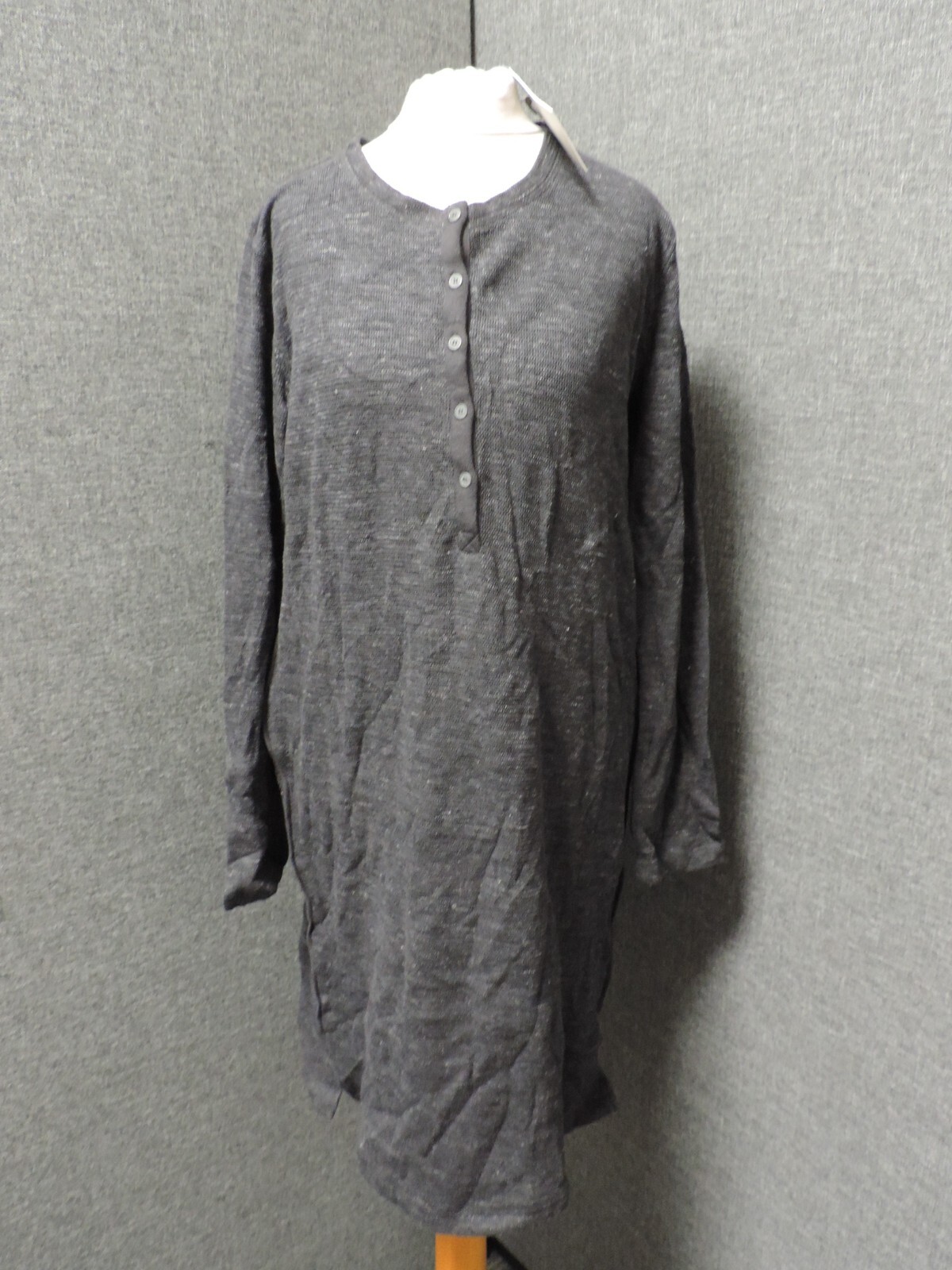 Poetry Knitted Jumper Dress Grey UK 10 LN121 MM 13