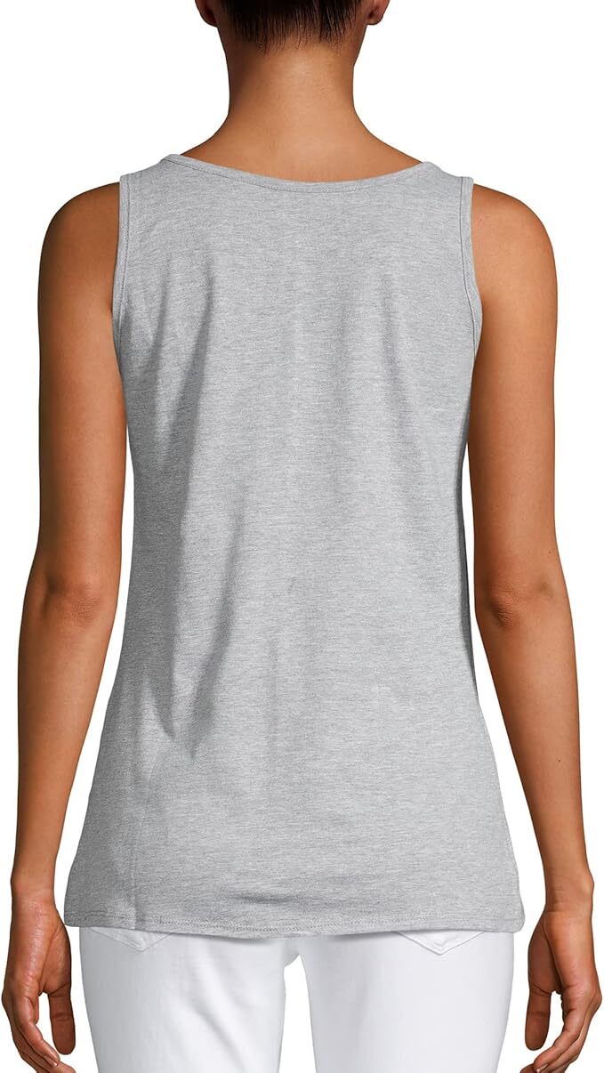 Hanes Scoop Neck Tank Top Sleeveless Lightweight Essential Women