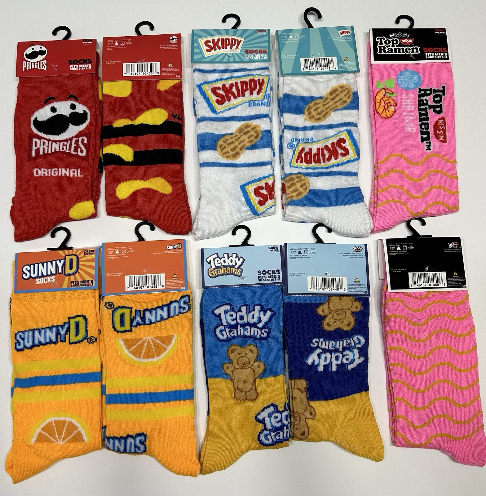 New Style Odd Sox Crazy Funny Novelty Crew Socks Adult Women’s Men’s Size 6-12