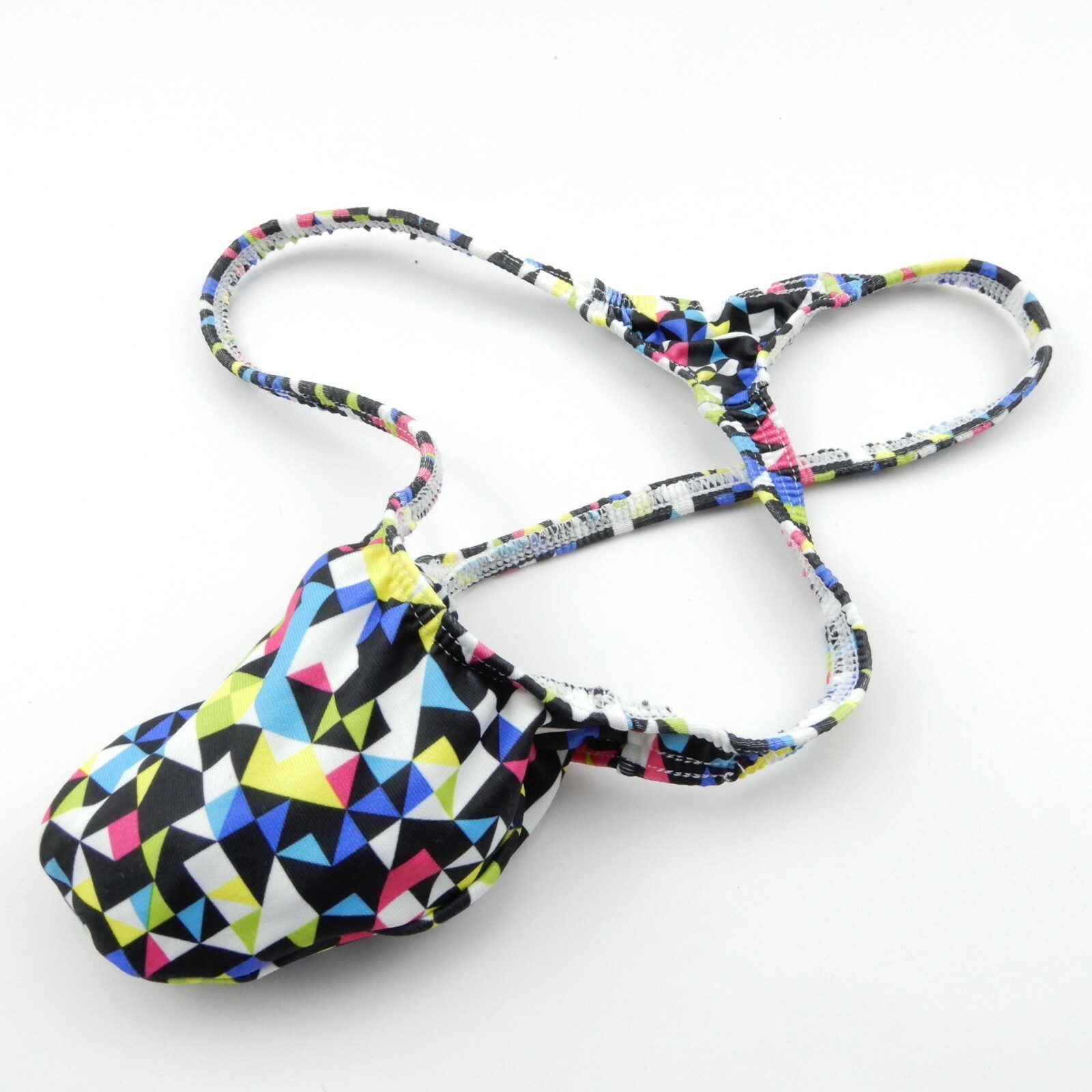 K403 P Mens String Thong Grape Smugglers Contoured Pouch NEW Prints underwear