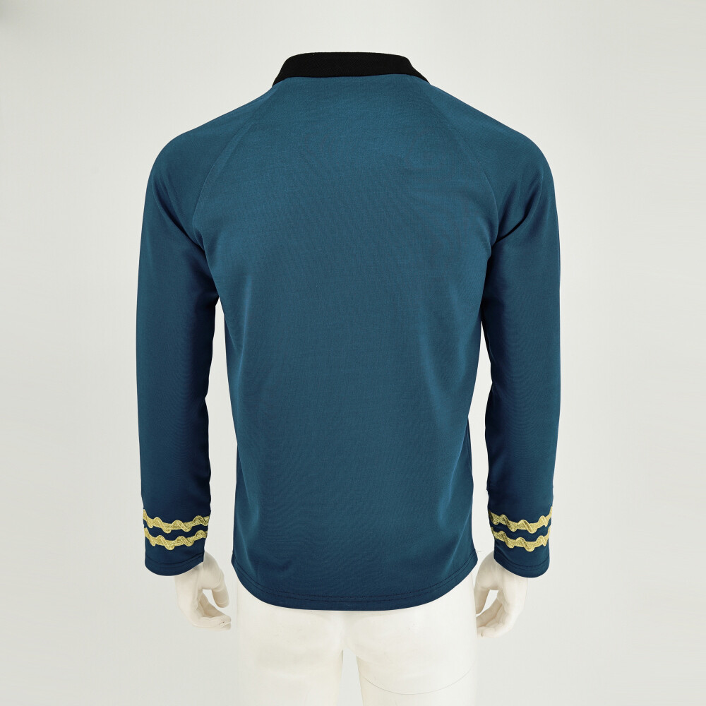 The Original Series Captain Kirk Gold Shirts TOS Spock Blue Red Uniforms Costume