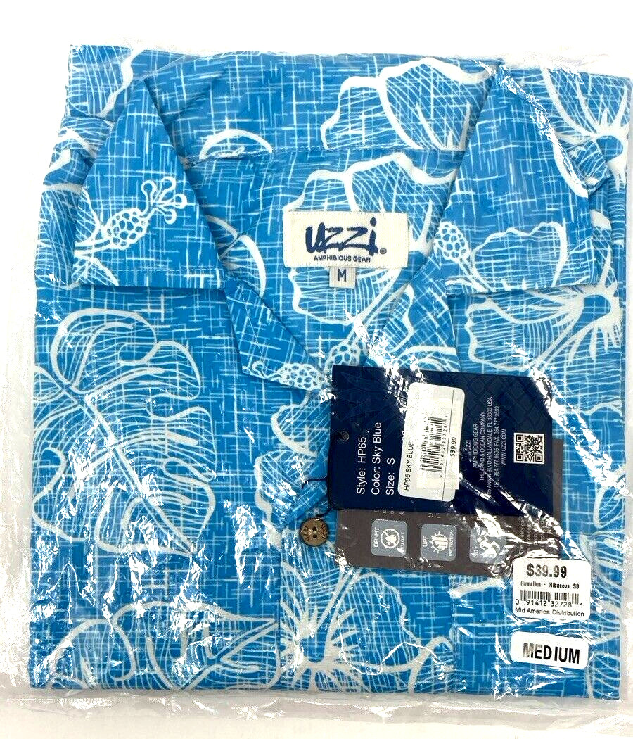 Hawaiian Shirt Men Women Button Down Short Sleeve Casual Collared Prints