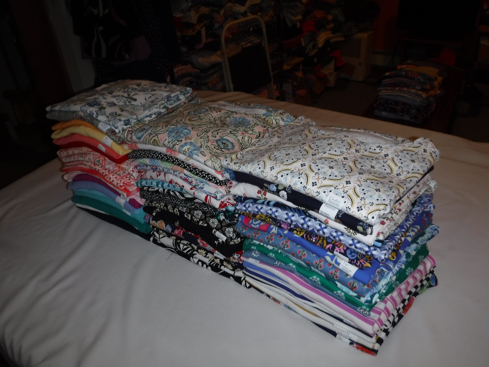 Size Plus Short Sleeve Women’s T-Shirts ,3X,2X,1X,0X,Croft & Barrow Multi Color