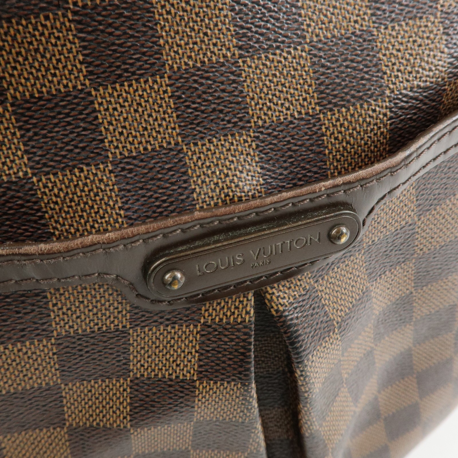 Louis Vuitton Damier Bloomsbury PM Shoulder Bag Brown N42251 Authentic Used F/S