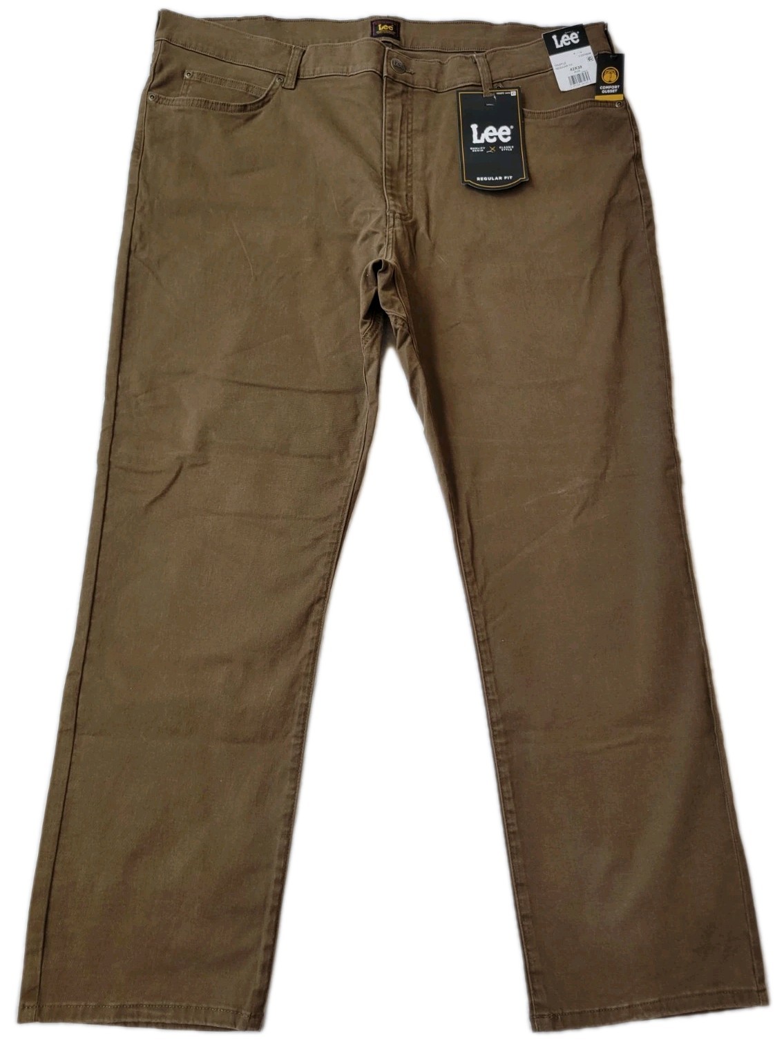 Lee Regular Fit Classic Style Jeans Men’s Size 42×30 Quality Denim Truffle