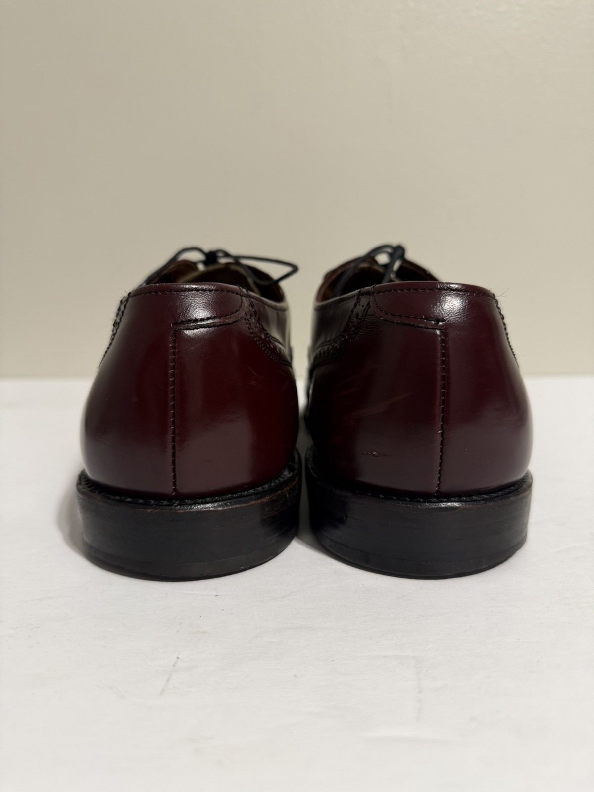 Allen Edmonds Lloyd Men’s Burgundy Oxblood Leather Wingtip Oxford Size 12D
