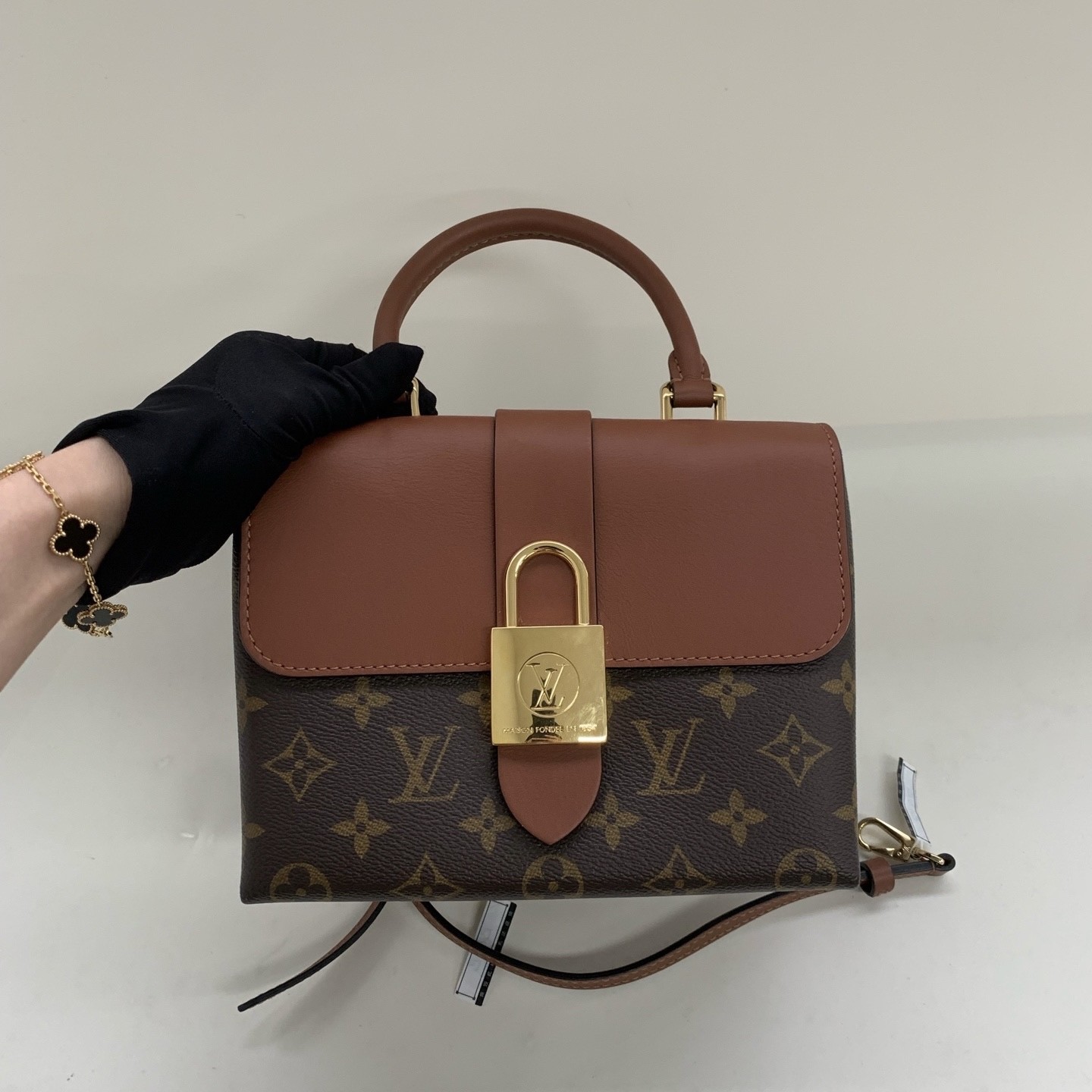 Louis Vuitton Pre-Owned Authentic Locky Bb Satchel Caramel