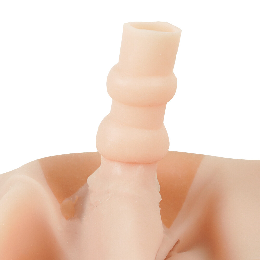 C Cup Silicone Breast Forms Fake Vaginas Body Suit With Arms For Crossdresser