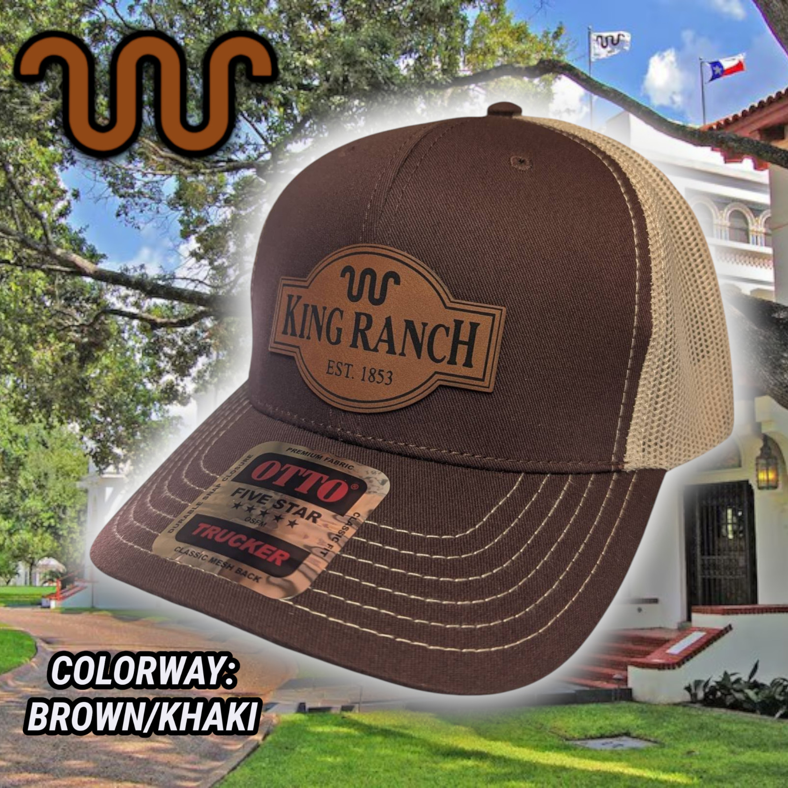Trucker Hat Baseball Cap Snapback King Ranch Western Style 34 Color Choices