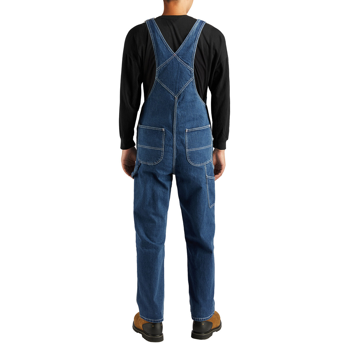 HISEA Men Bib and Brace Dungaree Overalls Heavy Duty Workwear Coveralls Jumpsuit