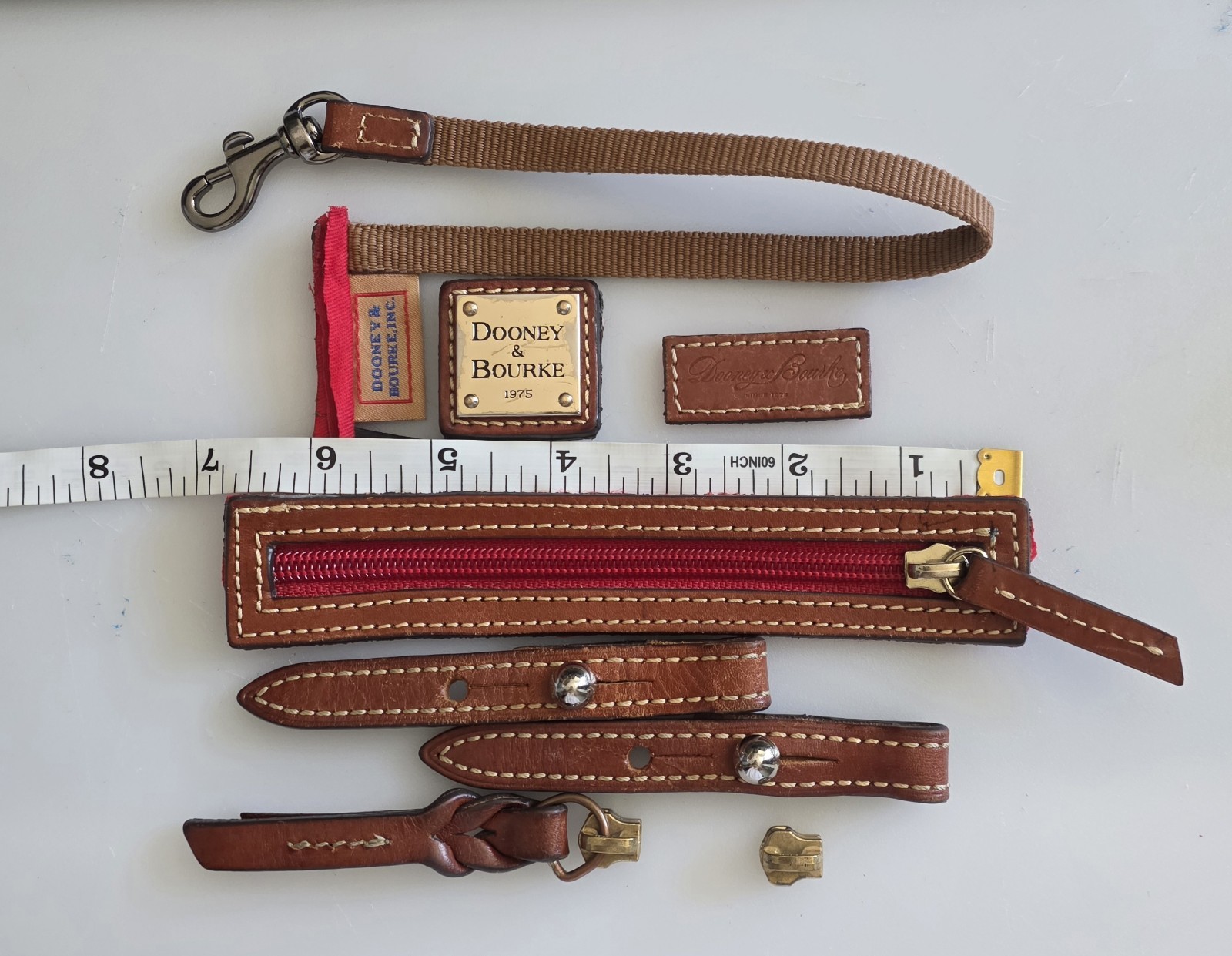 Dooney & Bourke Authentic Replacement Parts Hardware Zipper Logo Lot Pre-Owned