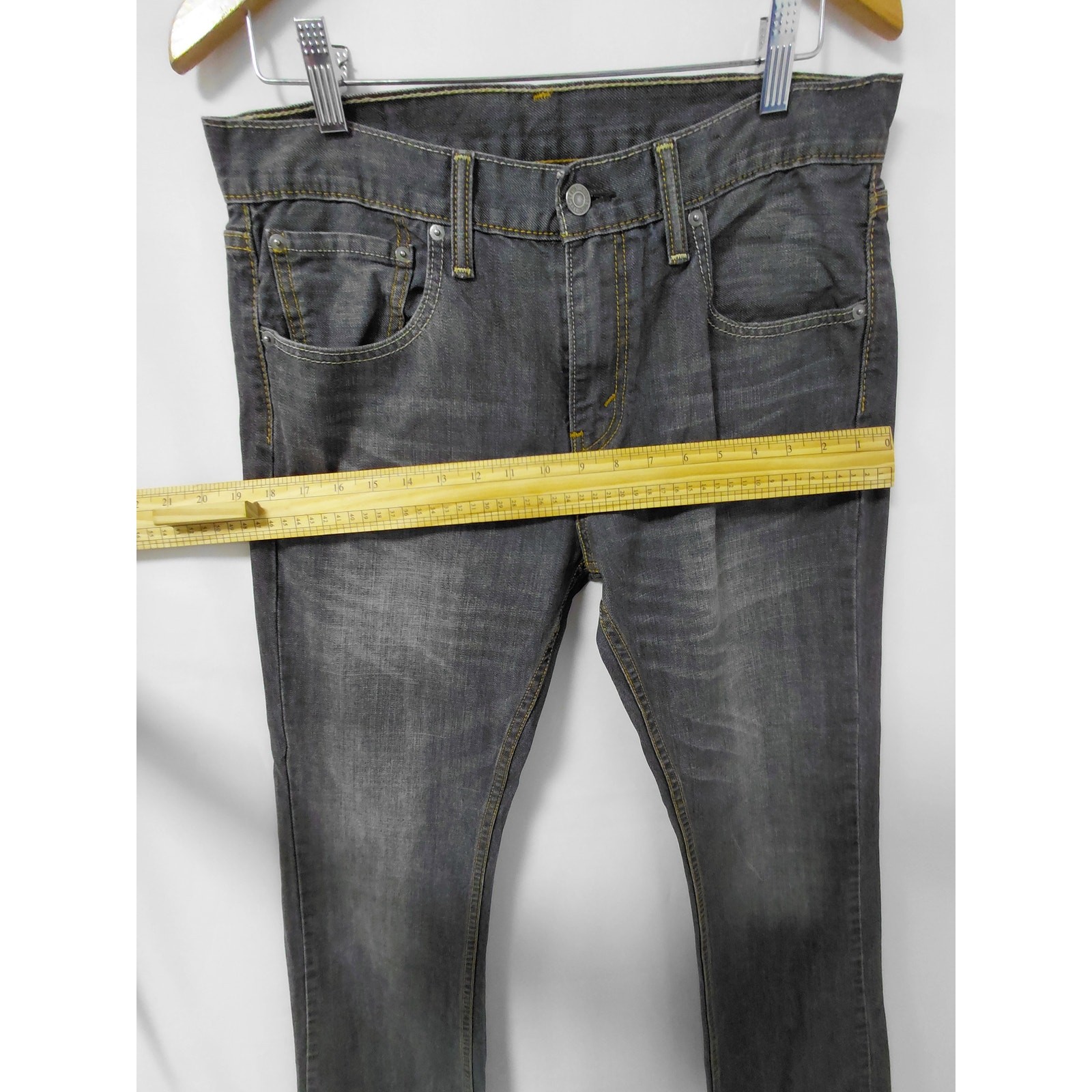 Levi’s Gray Denim Jeans Mid (10-12 in) Classic Men