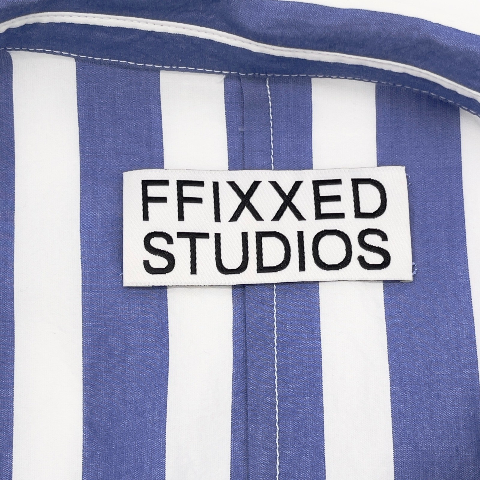 FFIXXED STUDIOS Drawstring Shirt Dress Size Medium Minimalist Japan Quiet Luxury
