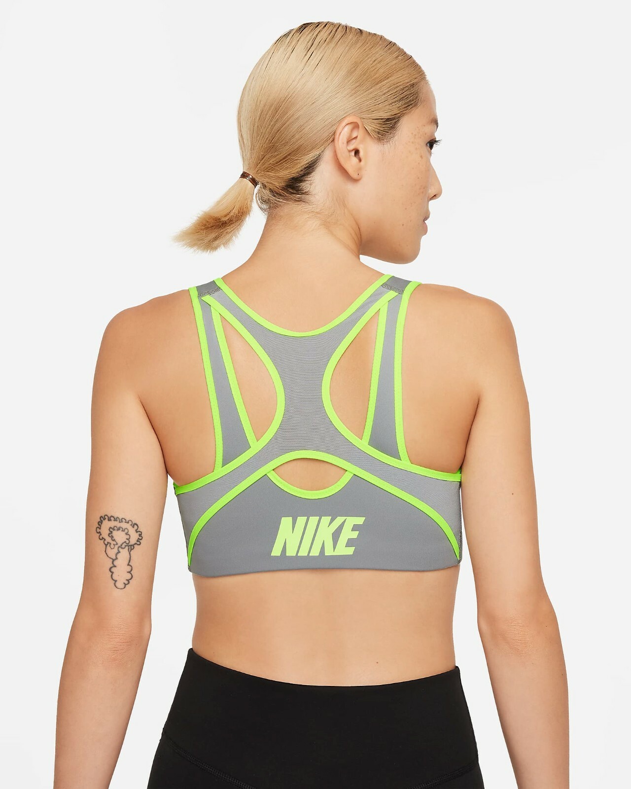 NWT$60 Nike Womens Shape Zip High Support Sports Bra S CN3718-073 NEW WITH TAGS