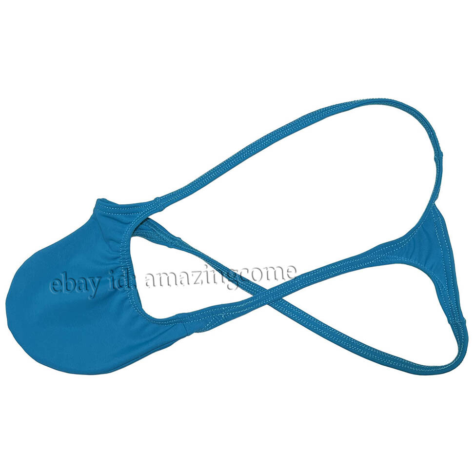 Men’s Spandex Micro Thong Underwear Contour Pouch G-string Tangas Bikini T-back